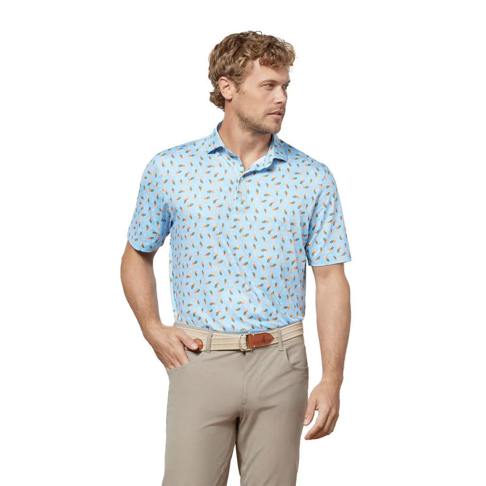 Johnnie-O Pineapple Crush Printed Golf Polo - Image 2
