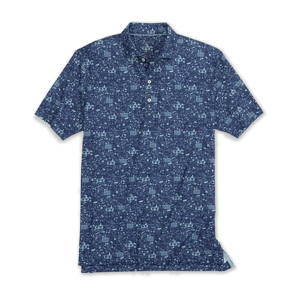 Johnnie-O Tailgator 2.0 Printed Golf Polo