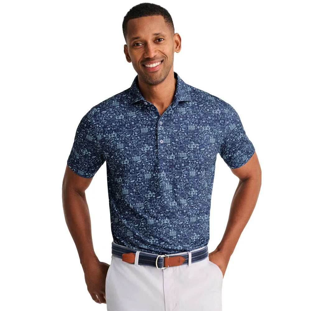 Johnnie-O Tailgator 2.0 Printed Golf Polo - Image 2