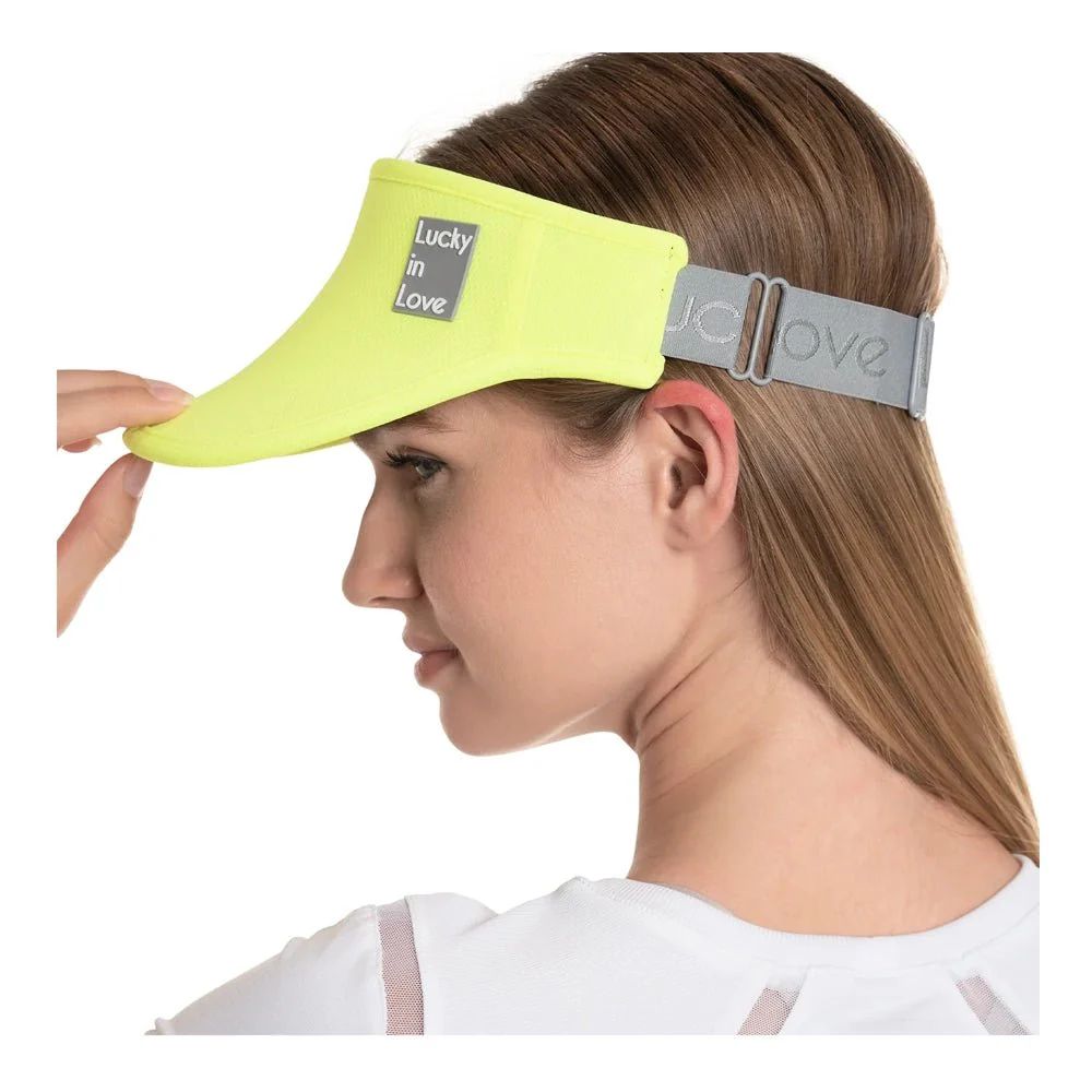Lucky in Love Women's Lucky Logo Stretch Visor - Image 10
