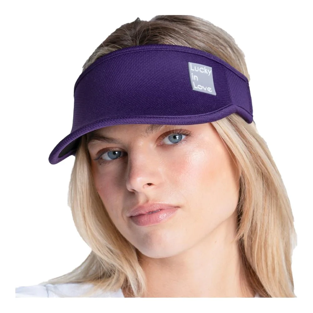 Lucky in Love Women's Lucky Logo Stretch Visor - Image 13