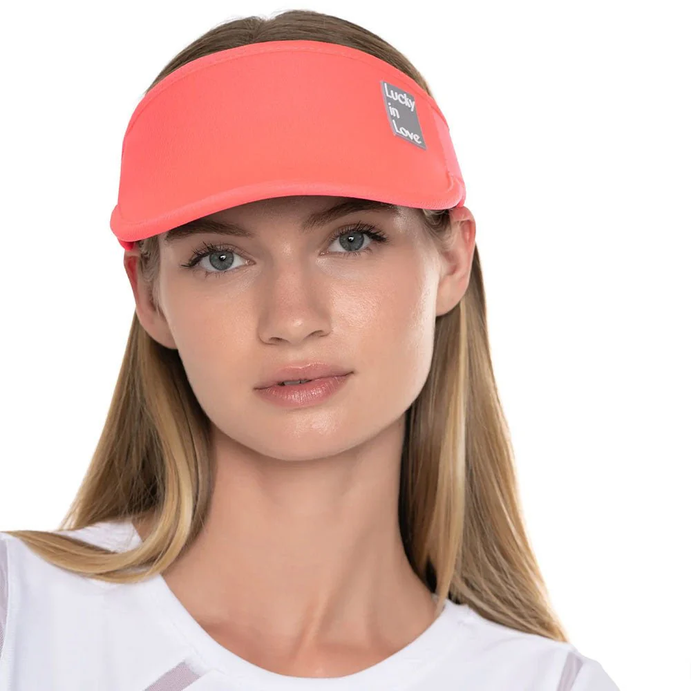 Lucky in Love Women's Lucky Logo Stretch Visor - Image 4