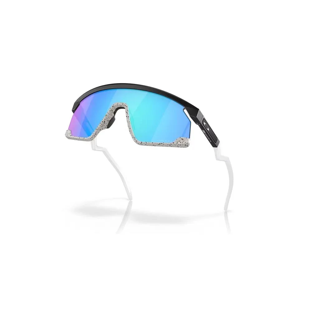 Oakley BXTR Sunglasses - Matte Black/Prizm Sapphire - Image 4