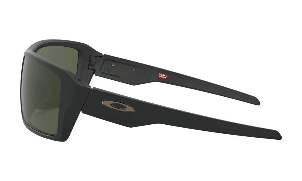 Oakley Double Edge Sunglasses - Matte Black/Dark Grey - Image 2