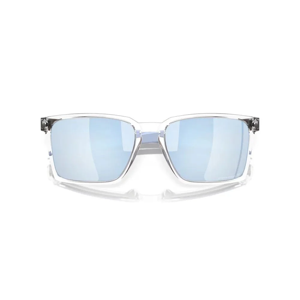 Oakley Exchange Sun Sunglasses - Polished Clear/Prizm Sapphire Polarized - Image 5