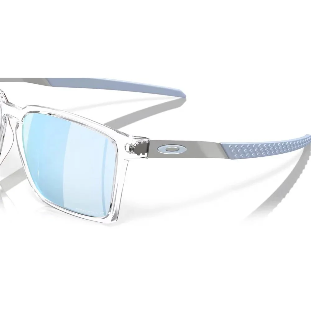 Oakley Exchange Sun Sunglasses - Polished Clear/Prizm Sapphire Polarized - Image 6