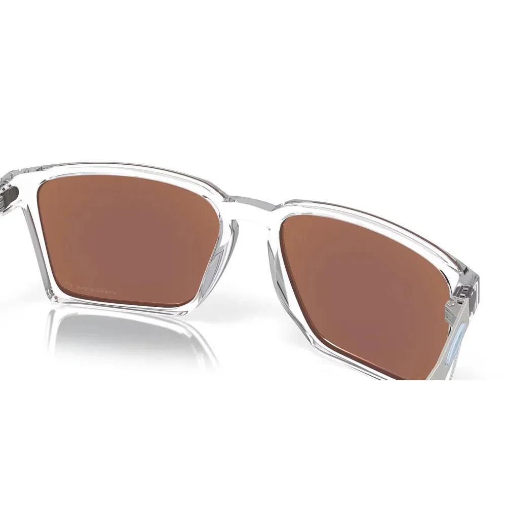 Oakley Exchange Sun Sunglasses - Polished Clear/Prizm Sapphire Polarized - Image 7