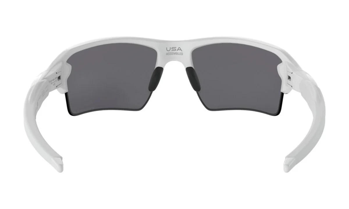 Oakley Flak 2.0 XL Sunglasses - Polished White/White/Prizm Black Polarized - Image 2