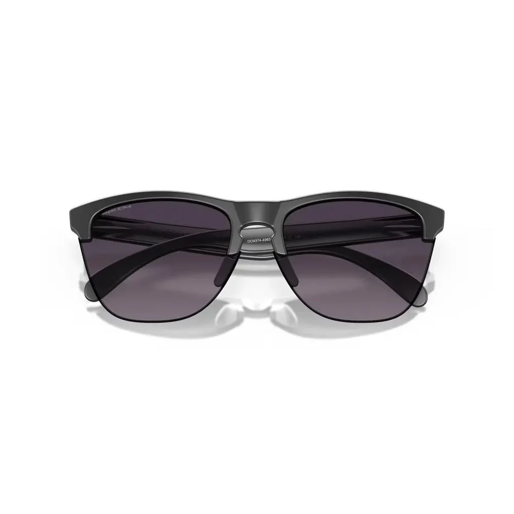 Oakley Frogskins Lite Sunglasses - Matte Black/Prizm Grey Gradient - Image 5
