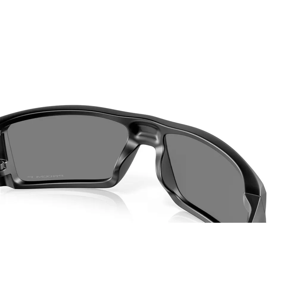 Oakley Heliostat Sunglasses - Matte Black/Prizm Black Polarized - Image 7