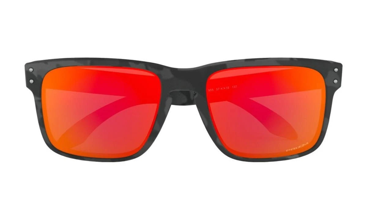 Oakley Holbrook Black Camo Collection Sunglasses - Black Camo/Prizm Ruby - Image 5