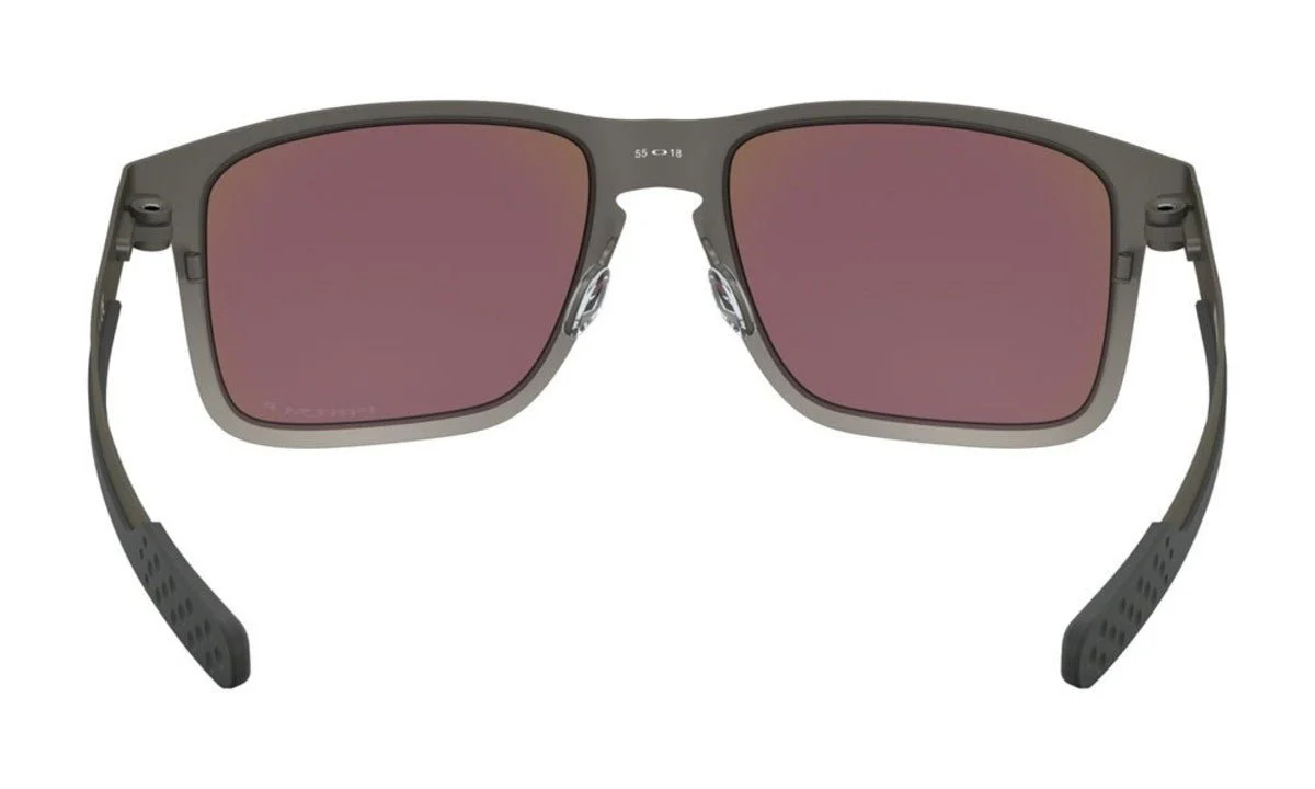 Oakley Holbrook Metal Sunglasses - Matte Gunmetal/Prizm Sapphire Polarized - Image 5