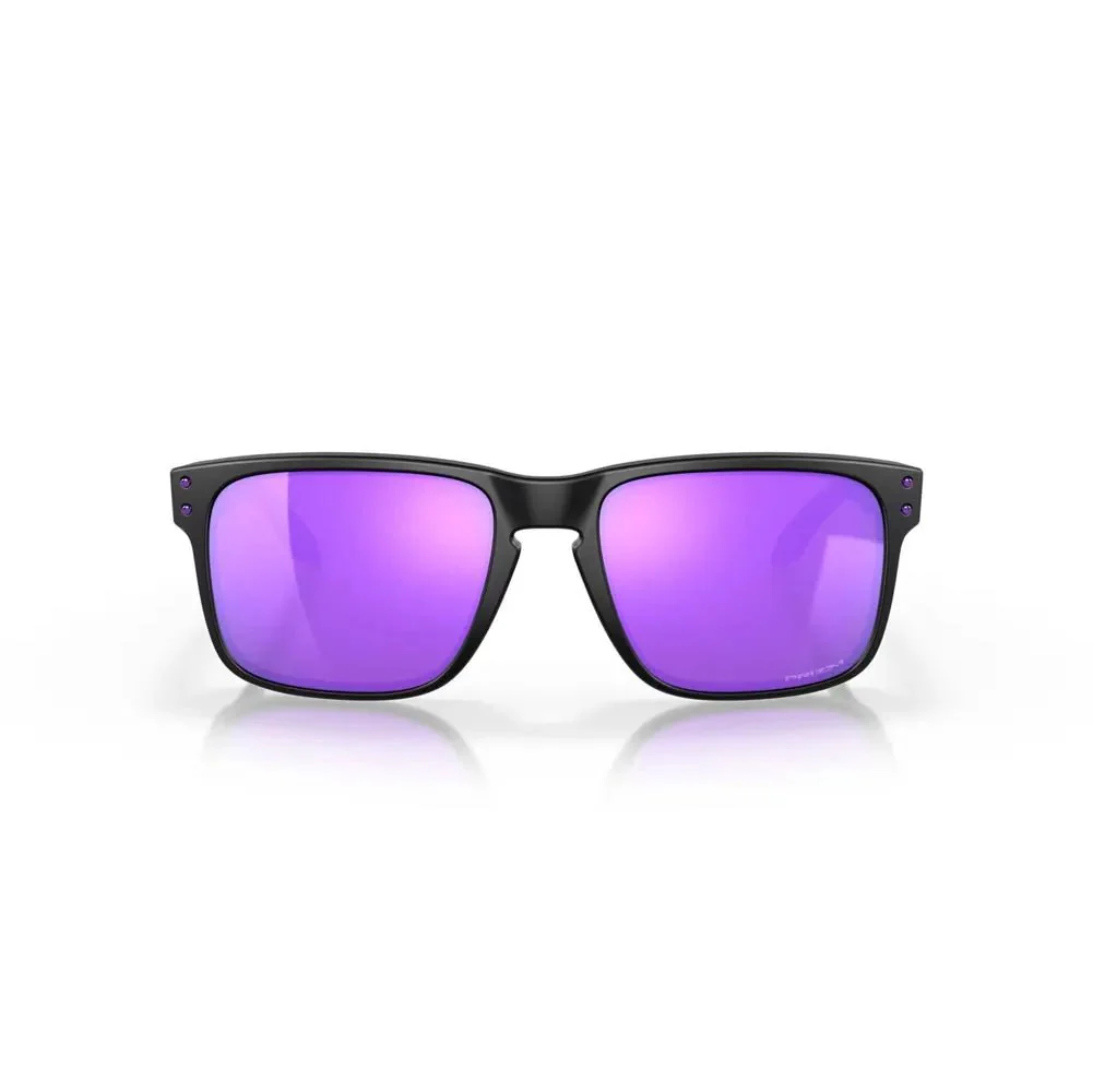 Oakley Holbrook Sunglasses - Matte Black/Prizm Violet - Image 2