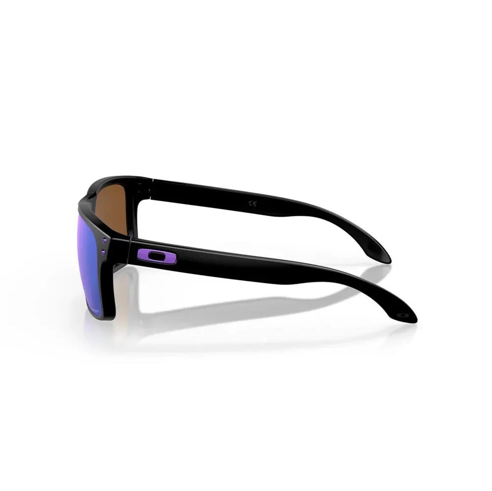 Oakley Holbrook Sunglasses - Matte Black/Prizm Violet - Image 3
