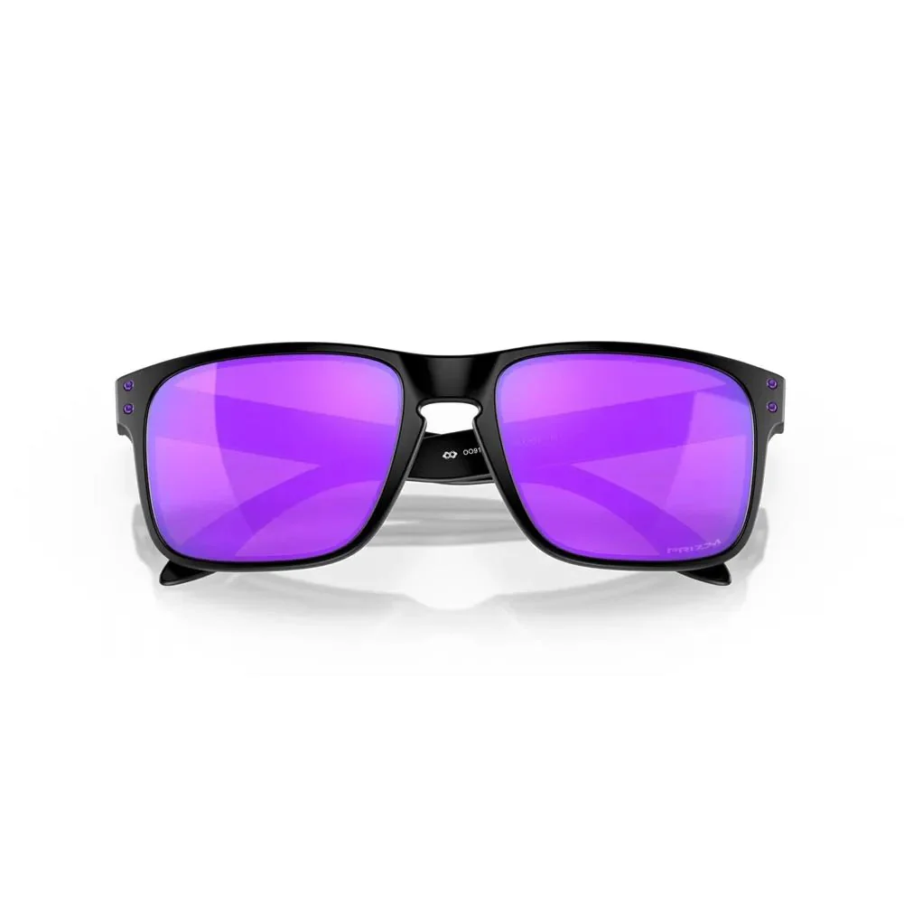 Oakley Holbrook Sunglasses - Matte Black/Prizm Violet - Image 5