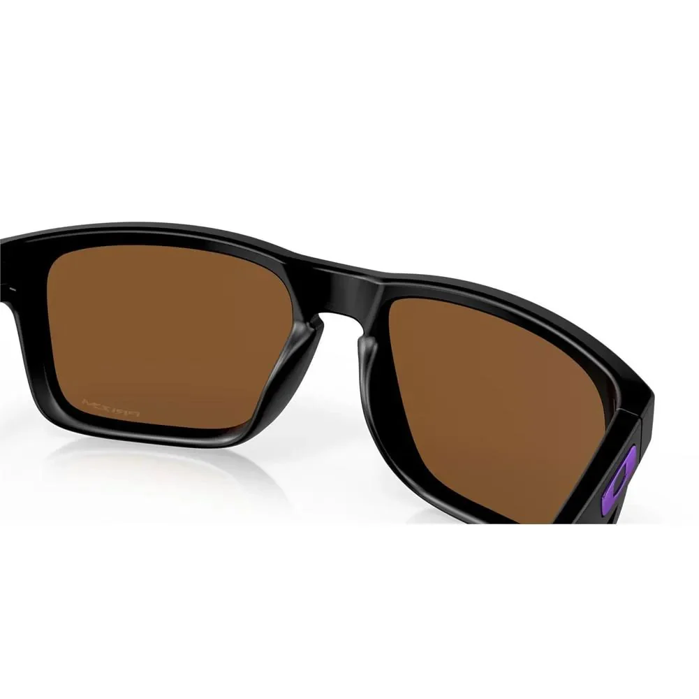 Oakley Holbrook Sunglasses - Matte Black/Prizm Violet - Image 7