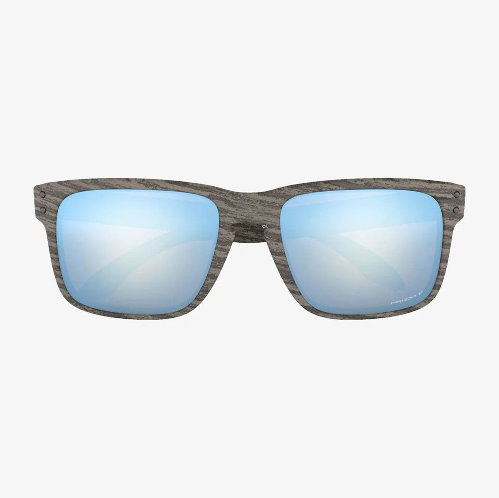 Oakley Holbrook Woodgrain Collection - Woodgrain/Prizm Deep Water Polarized - Image 6