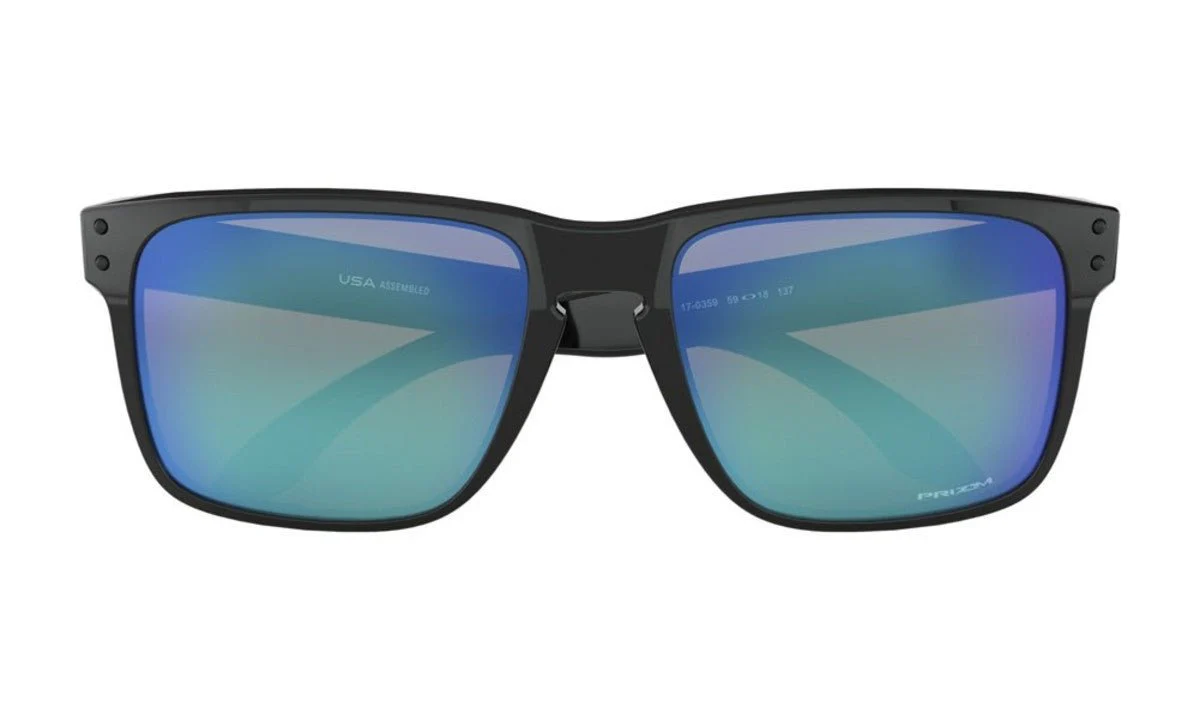 Oakley Holbrook XL Sunglasses - Polished Black/Prizm Sapphire - Image 3