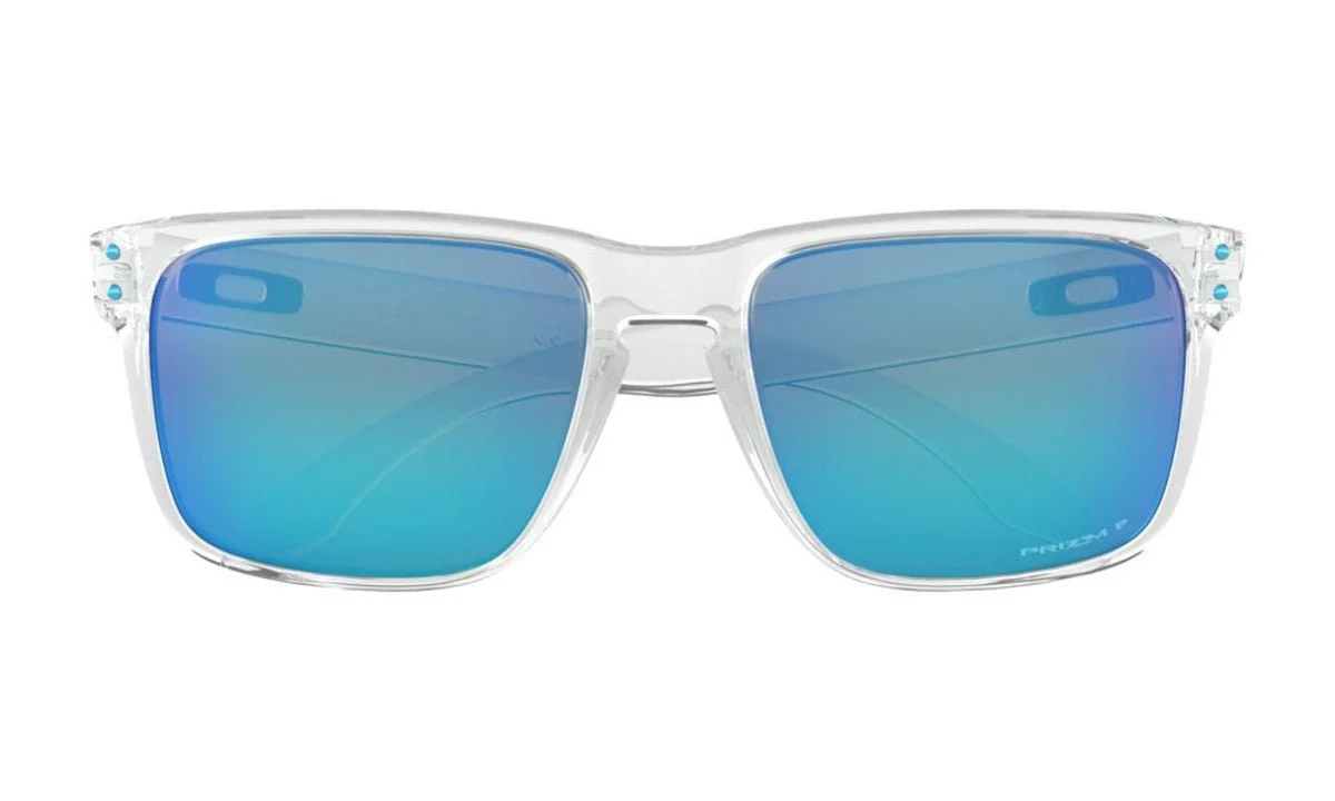 Oakley Holbrook XL Sunglasses - Polished Clear/Prizm Sapphire Polarized - Image 6
