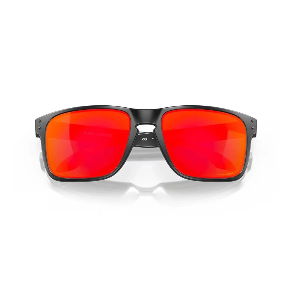 Oakley Holbrook XL Sunglasses - Matte Black/Prizm Ruby - Image 5