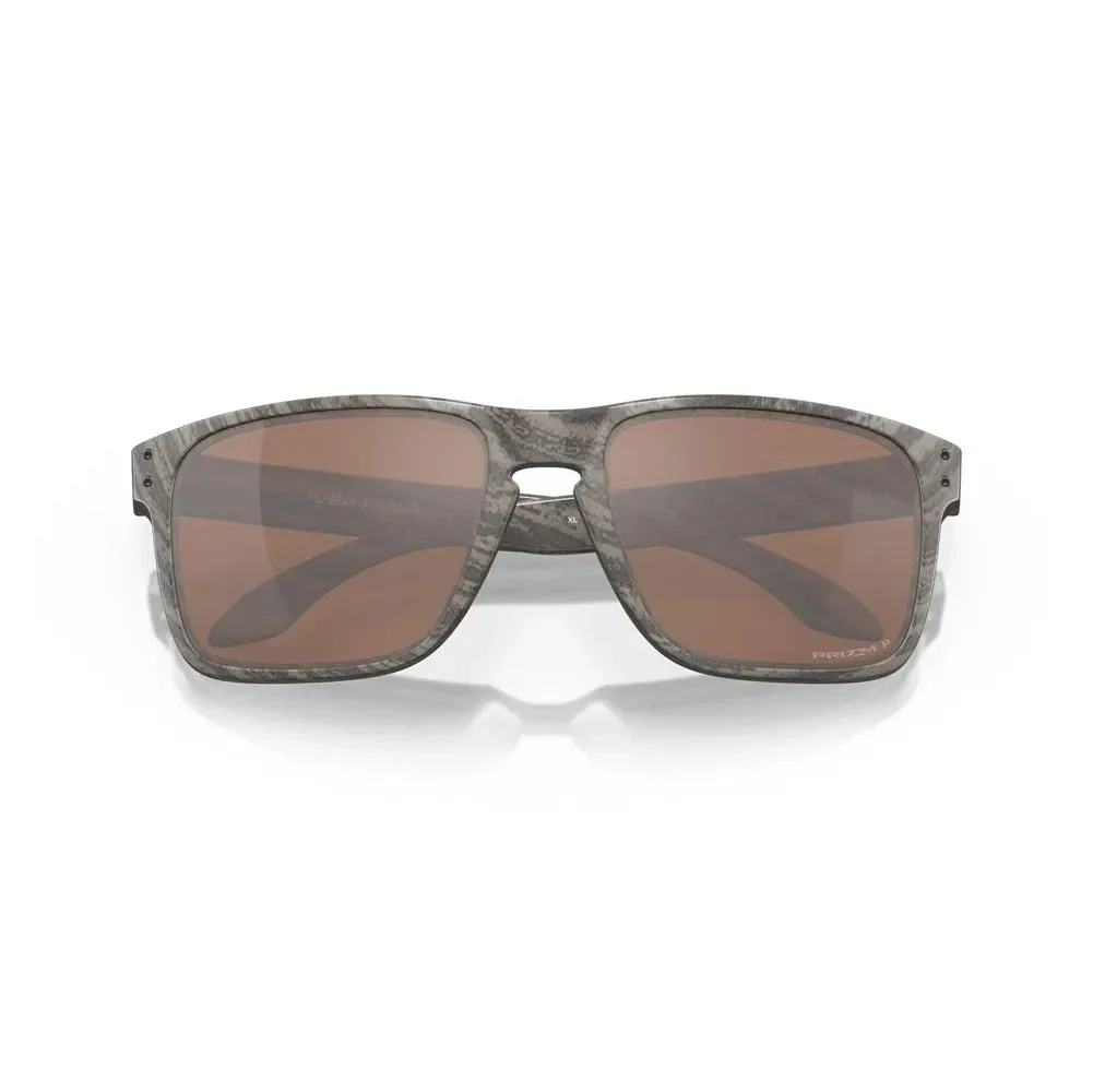 Oakley Holbrook XL Sunglasses - Woodgrain/Prizm Tungsten Polarized - Image 5