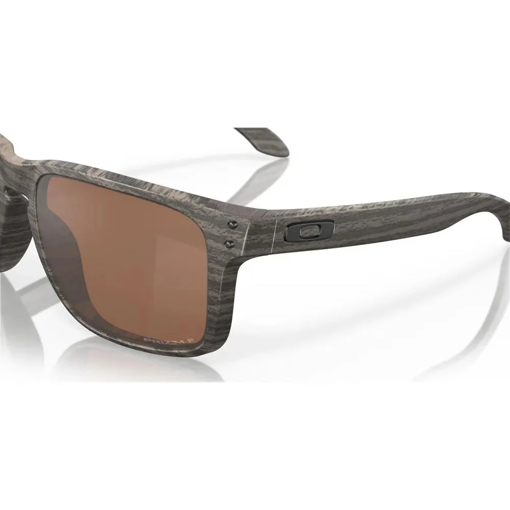 Oakley Holbrook XL Sunglasses - Woodgrain/Prizm Tungsten Polarized - Image 6