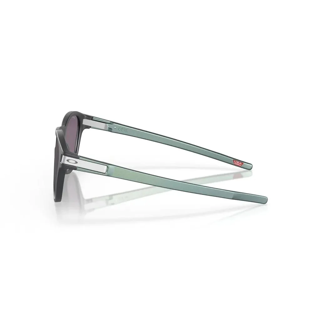 Oakley Latch Sunglasses - Matte Carbon/Prizm Grey - Image 3