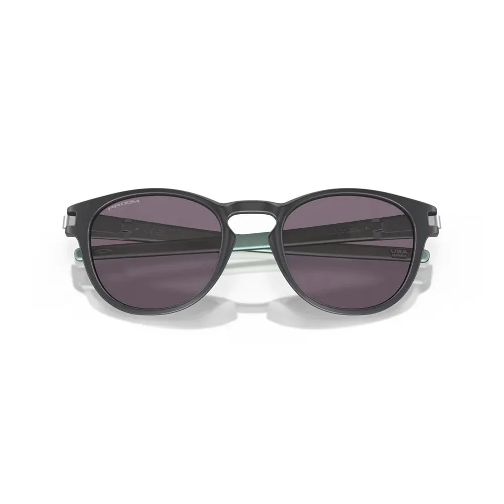 Oakley Latch Sunglasses - Matte Carbon/Prizm Grey - Image 5