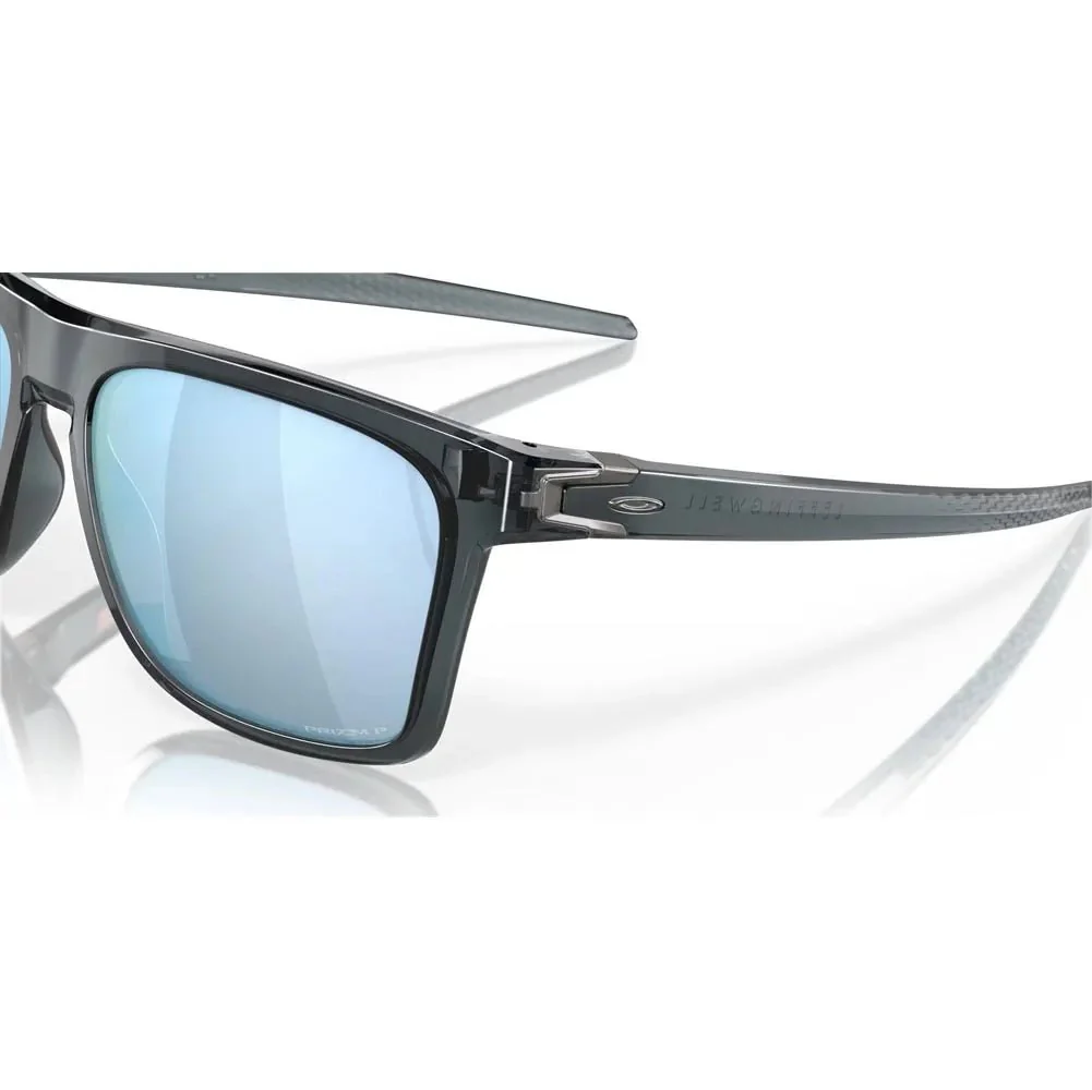 Oakley Leffingwell Sunglasses - Crystal Black/Prizm Deep Water Polarized - Image 6