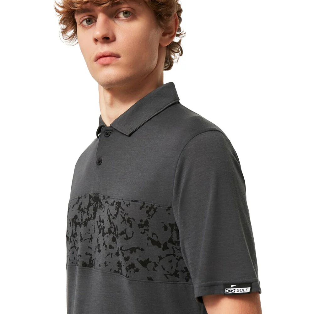 Oakley Sand Print Golf Polo - Image 8
