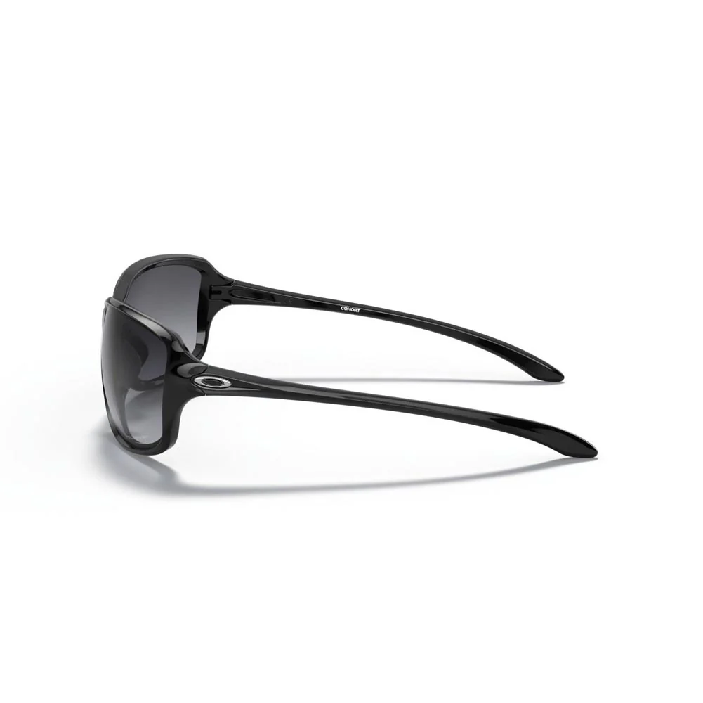 Oakley Women's Cohort Sunglasses - Polished Black/Grey Gradient Polarized - Image 2