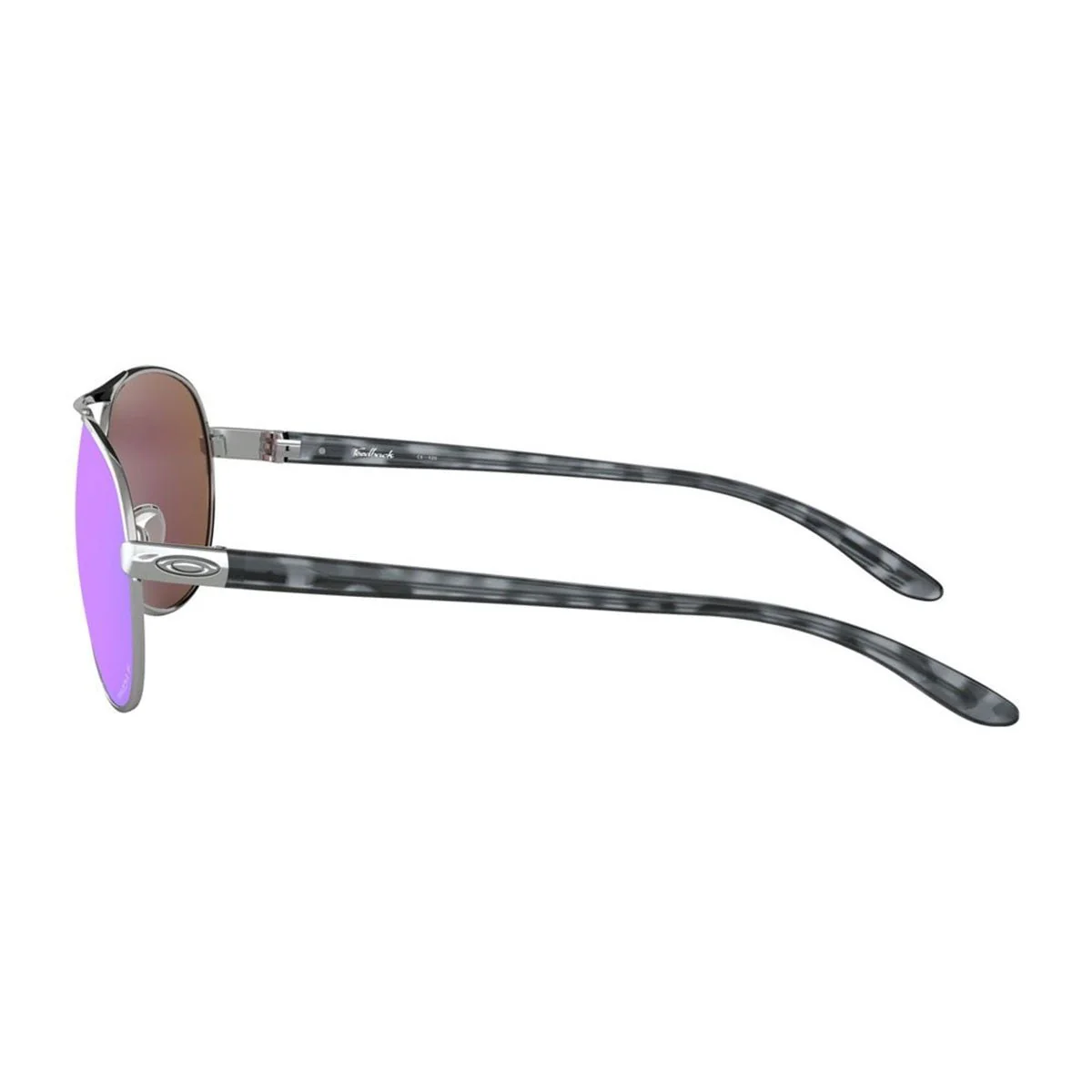 Oakley Women's Feedback Sunglasses - Polished Chrome/Prizm Sapphire Polarized - Image 2