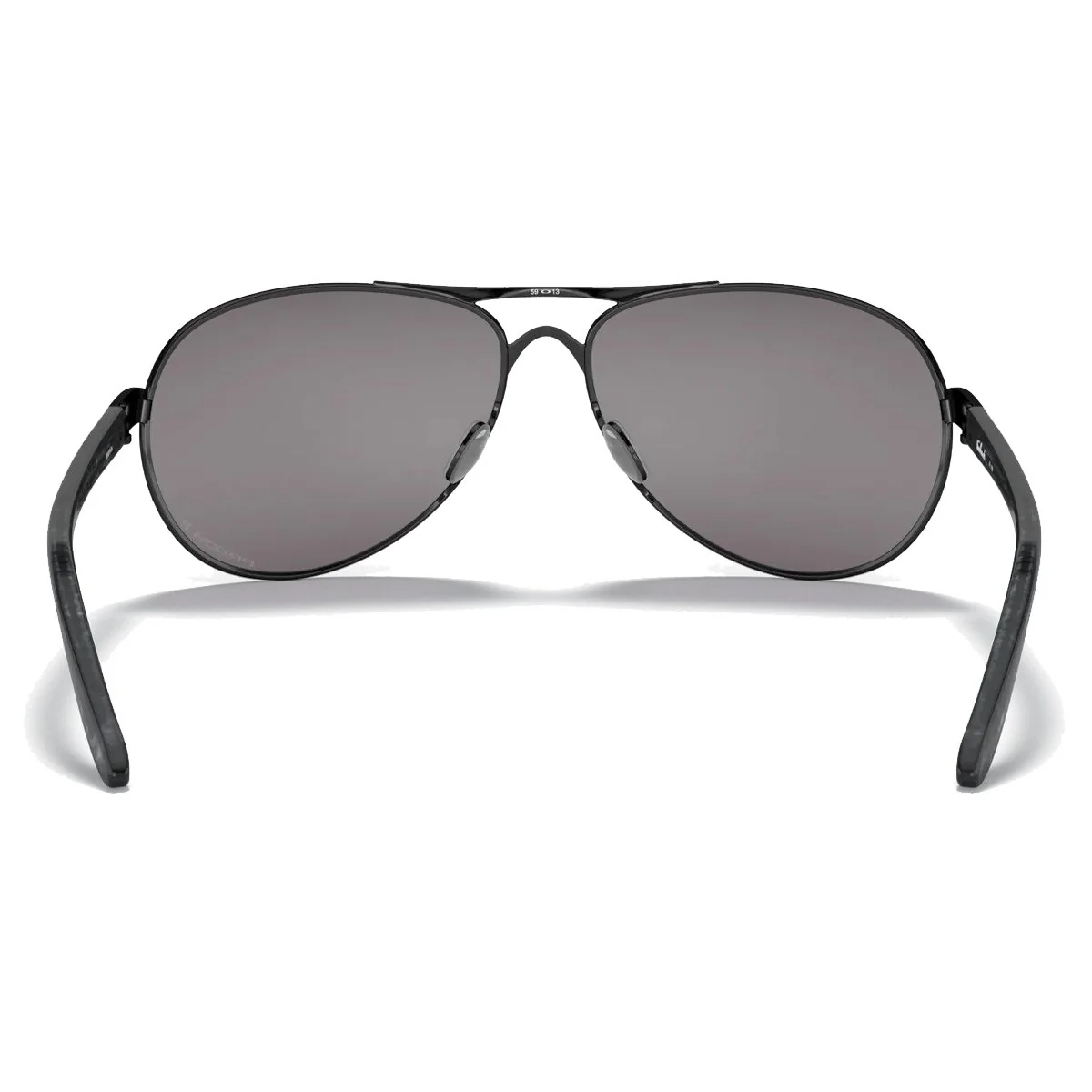 Oakley Women's Feedback Sunglasses - Polished Black/Prizm Black Polarized - Image 4