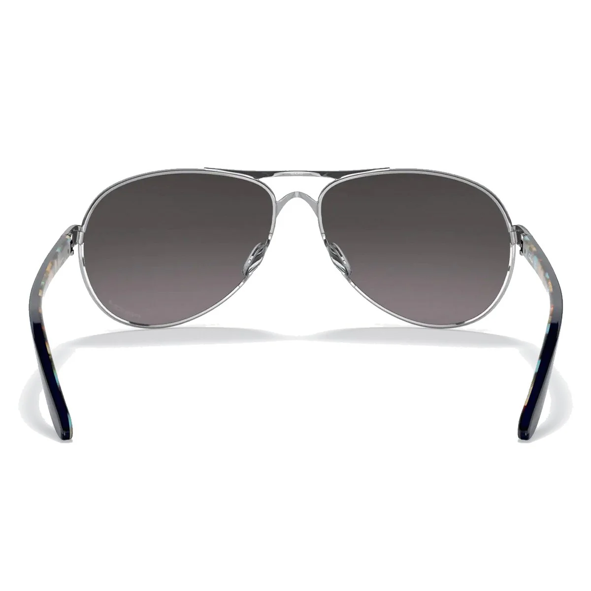 Oakley Women's Feedback Sunglasses - Polished Chrome/Prizm Grey Gradient - Image 4