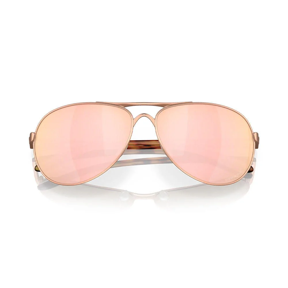 Oakley Women's Feedback Sunglasses - Satin Rose Gold/Prizm Rose Gold - Image 3