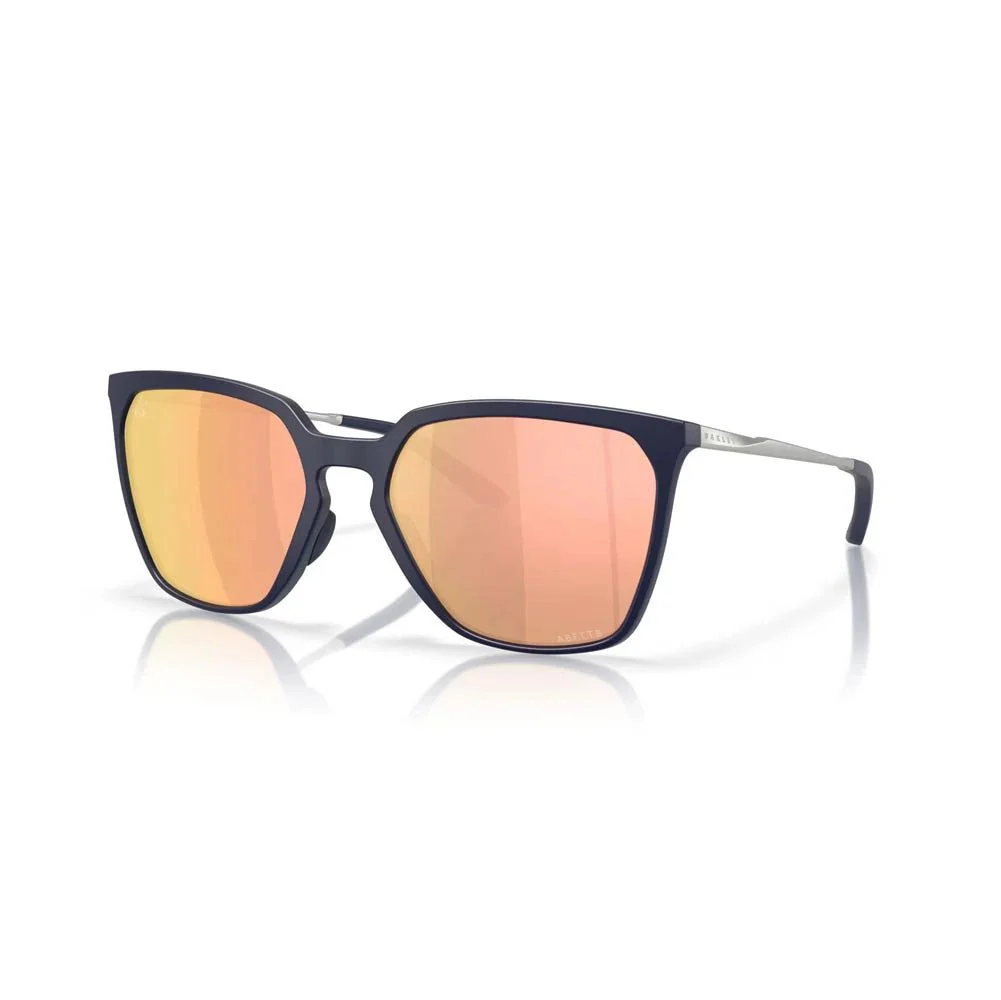 Oakley Women's Mikaela Shiffrin Signature Series Sielo SQ Sunglasses - Matte Navy/Prizm Rose Gold
