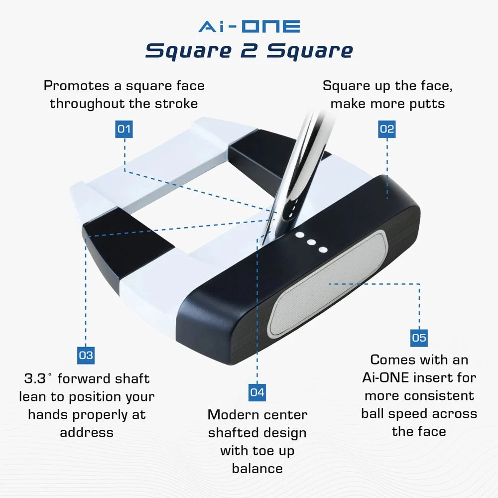 Odyssey Ai-ONE Square 2 Square #7 Putter - Image 9