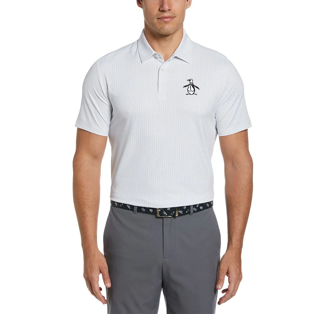Original Penguin Mega Pete All-Over Pete Print Golf Polo - Image 2