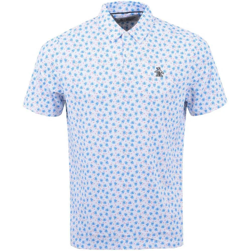 Original Penguin Micro Octopus Print Polo - Image 3