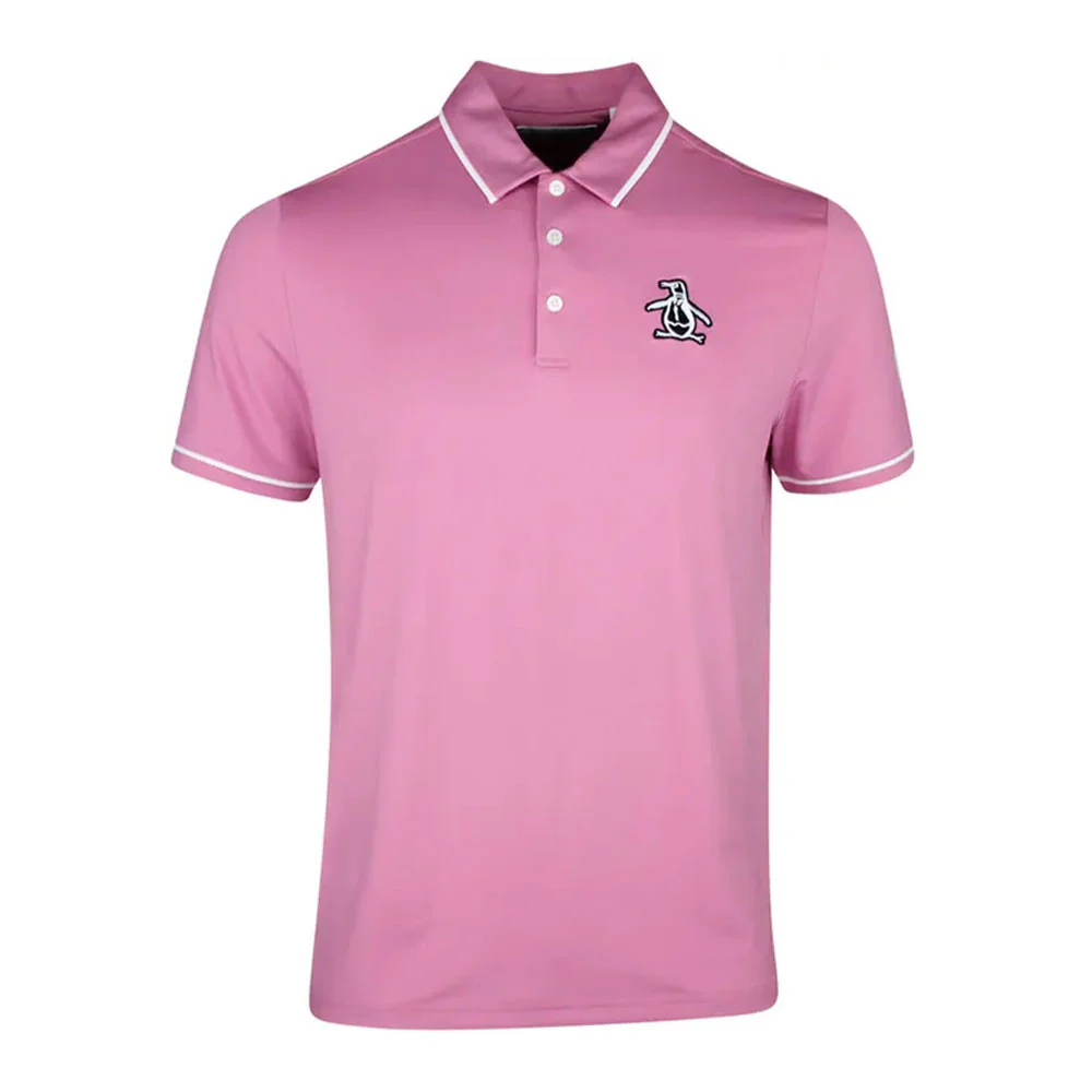 Original Penguin Oversized Pete Tipped Golf Polo - Image 7