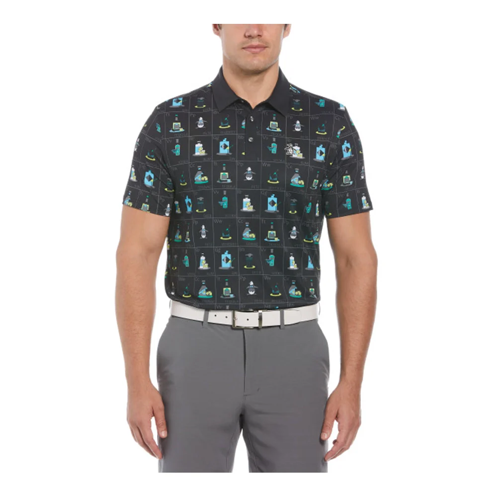 Original Penguin Pete's Flash Cards Print Polo - Image 3
