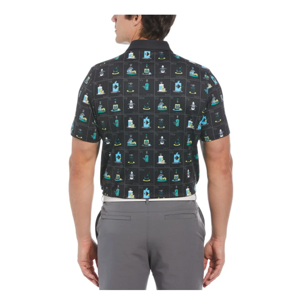 Original Penguin Pete's Flash Cards Print Polo - Image 4