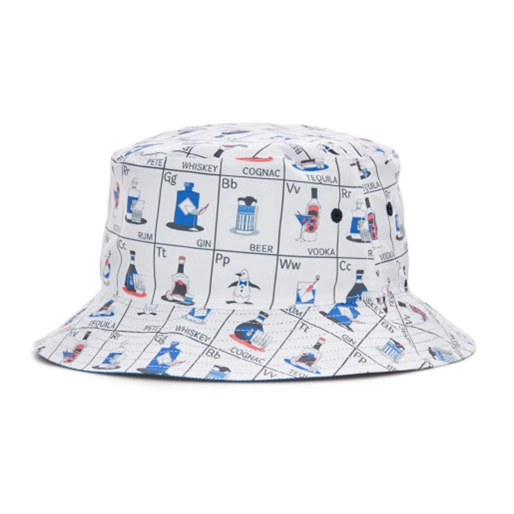 Original Penguin Pete's Flash Cards Reversible Golf Bucket Hat - Image 2