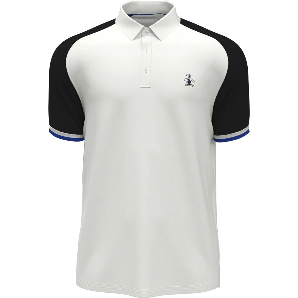Original Penguin Raglan Color Block Golf Polo