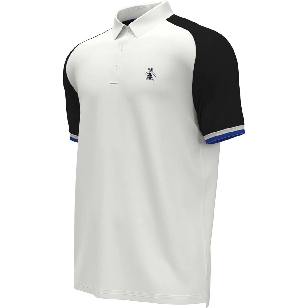 Original Penguin Raglan Color Block Golf Polo - Image 3