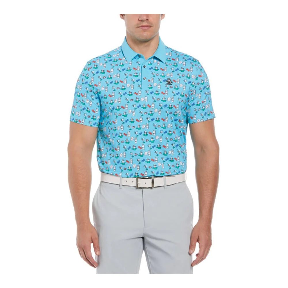 Original Penguin The Player All-Over Print Golf Polo