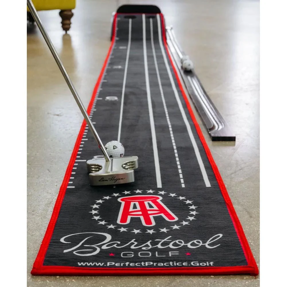 Perfect Practice Perfect Putting Mat - Barstool Golf Edition