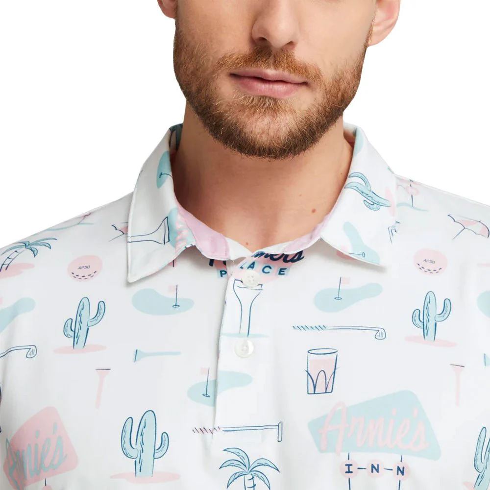Puma AP Cloudspun Palmer's Place Golf Polo - Image 3