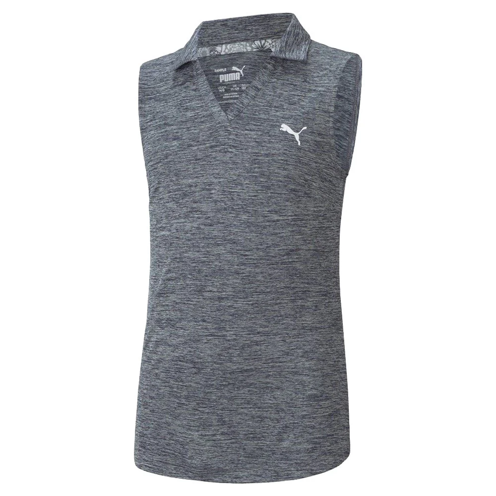 Puma Junior Girls Heather Polo