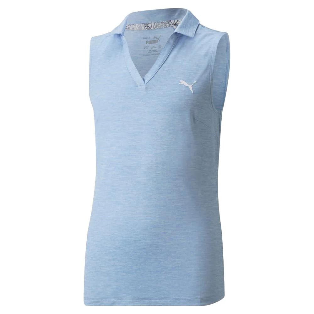 Puma Junior Girls Heather Polo - Image 3